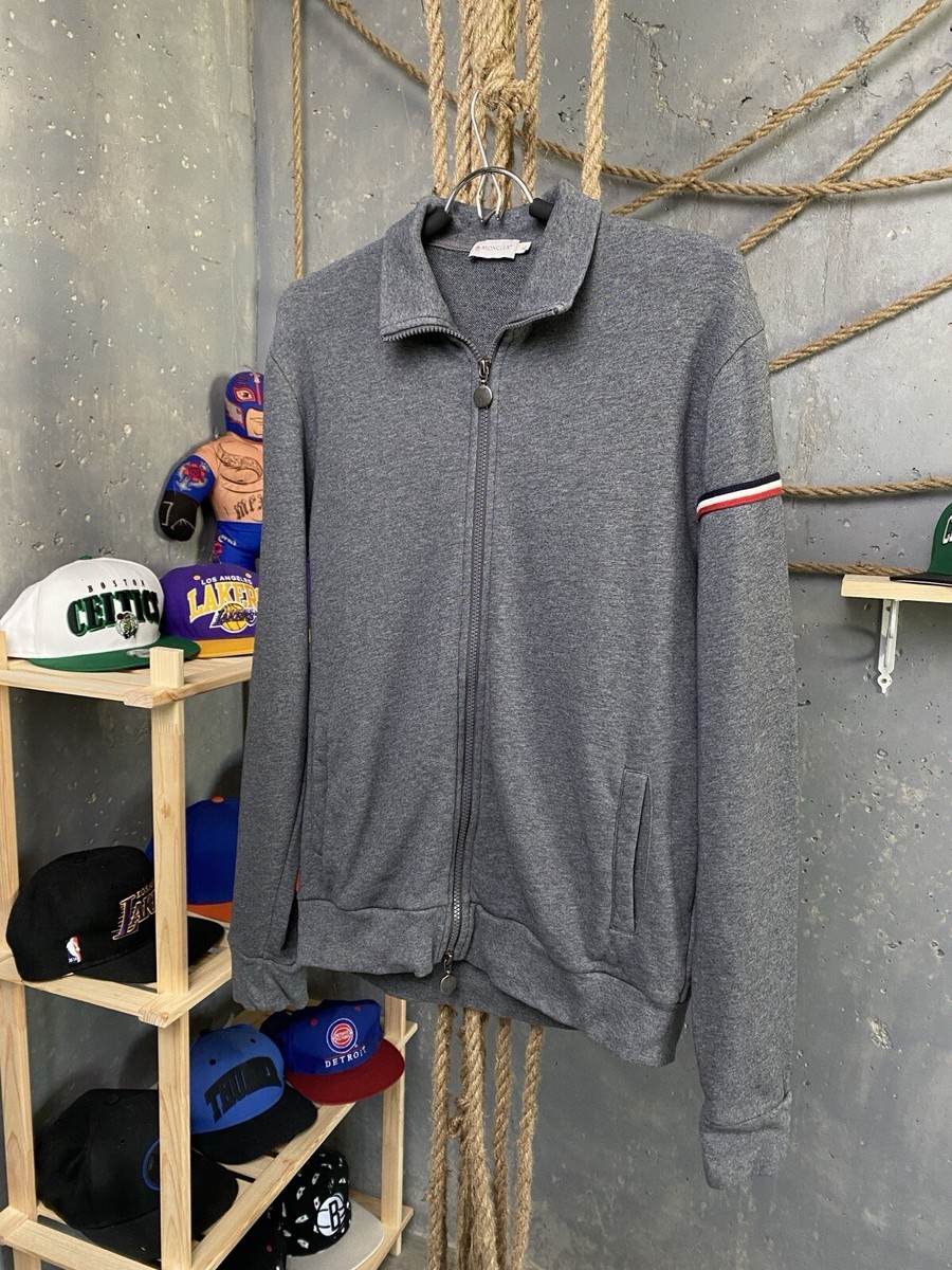 Moncler Maglia Cardigan Zip Pullover Men Size L Designer Large