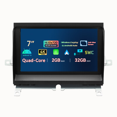 7'' Android 14 32GB CarPlay Autoradio für Land Rover Discovery 3/LR3/L319 2004-09