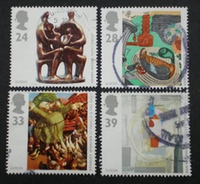 Great Britain Scott # 1498 - 1501, Used