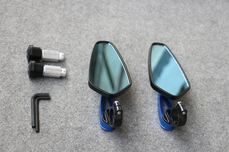 Ajuste para HONDA GROM MSX Motocicleta Barra Dobrável Extremidade Retrovisores Laterais 7/8” - Imagem 3 de 4