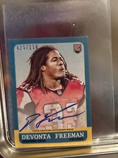 2014 DEVONTA FREEMAN TOPPS #243 - MINI (RC) AUTO (NM)  025/150