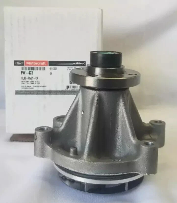 Bomba de agua del motor Motorcraft genuina para Ford Lincoln Mercury OEM # 3L3Z8501CA Foto 2 de 4
