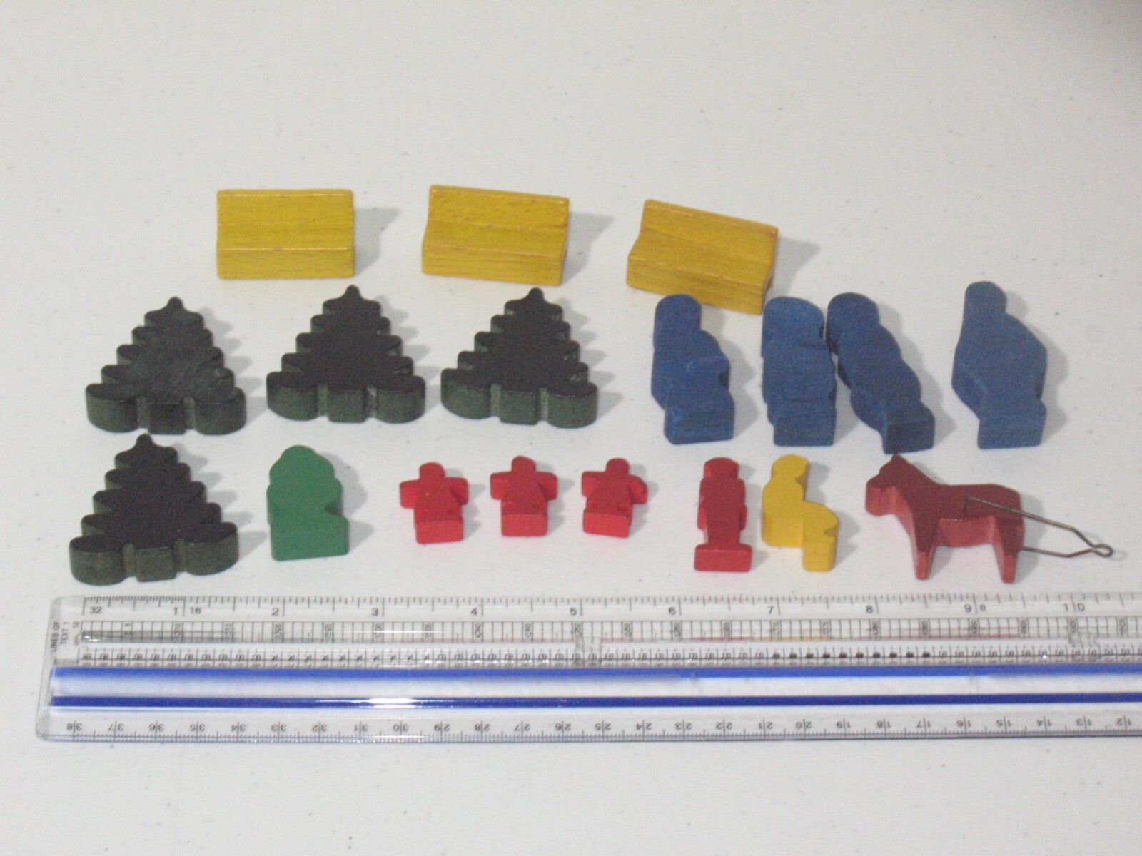 Thomas Train Brio Toy Wooden Lot of 18 Green Trees People Farm Animals