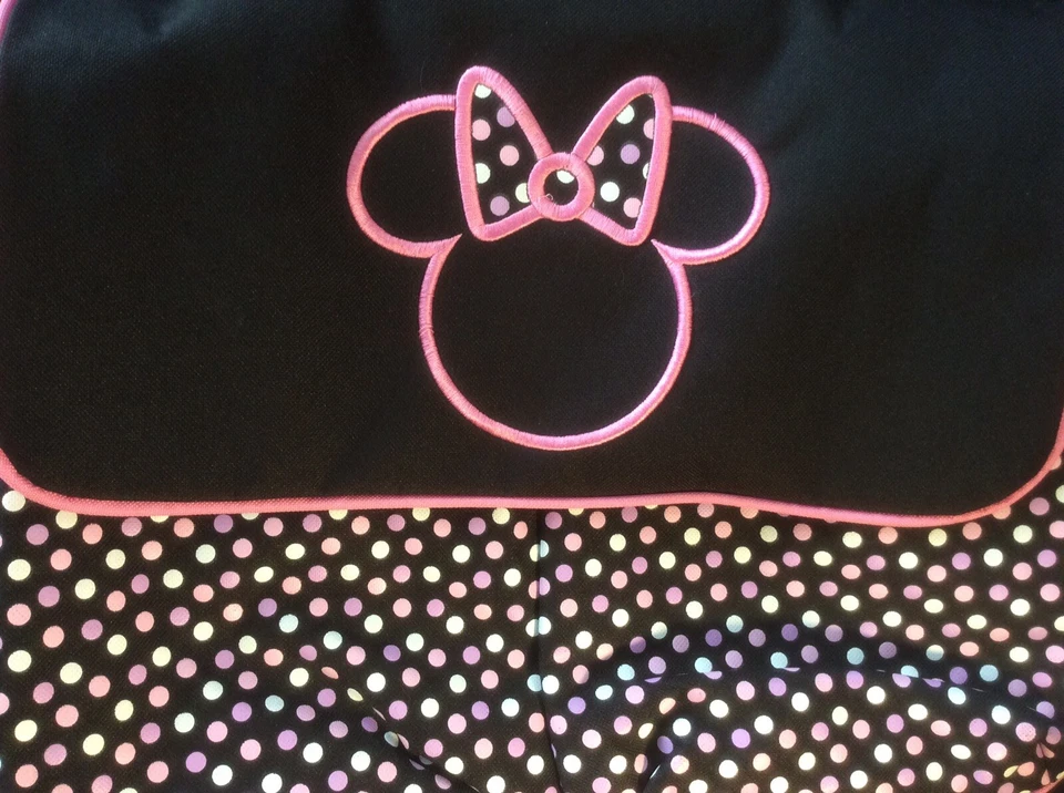 Bolsa de pañales bordada Disney Baby Minnie Mouse usada Foto 2 de 4
