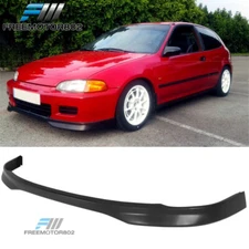 Fits 92-95 Honda Civic EG Hatchback Coupe T-R Front Bumper Lip Spoiler PP