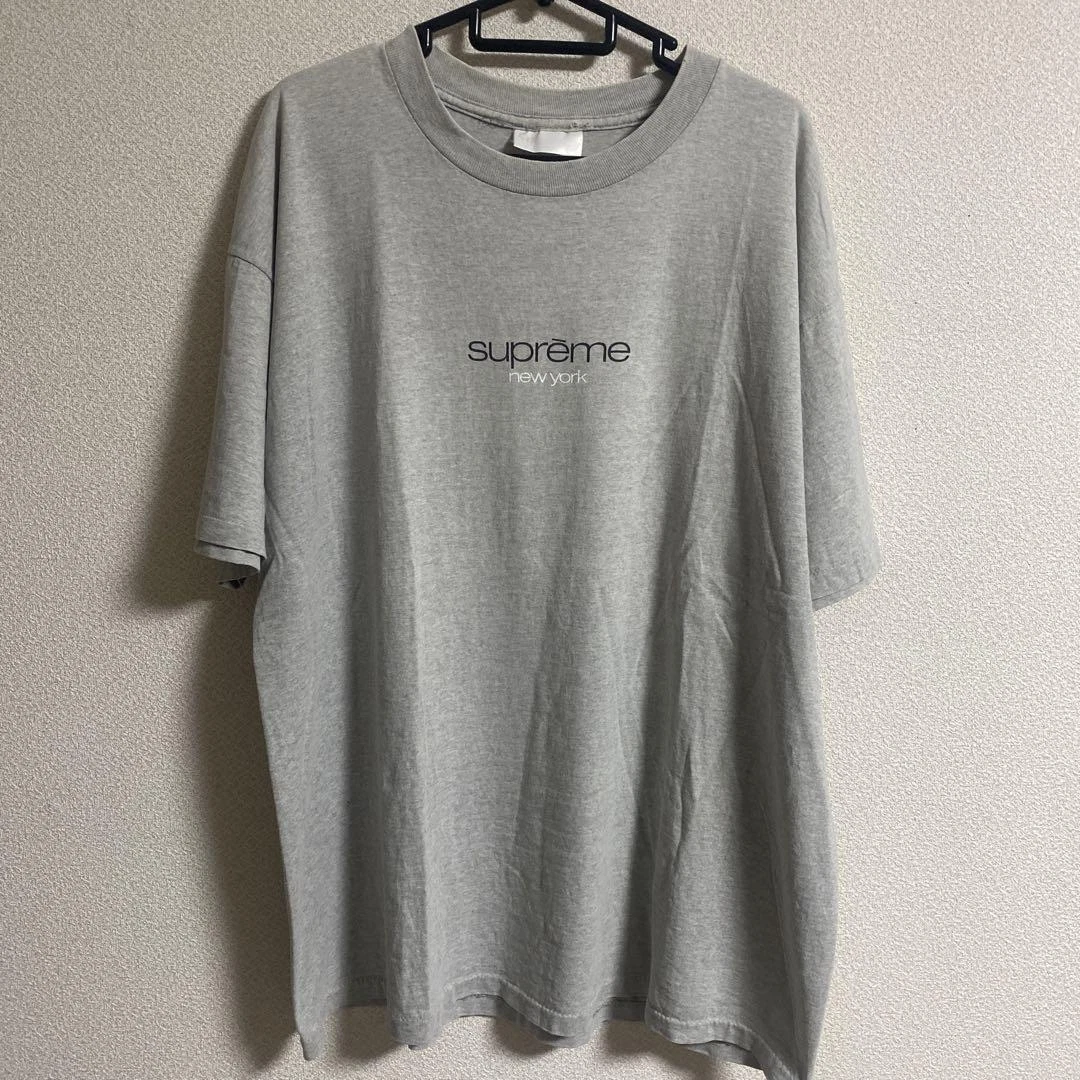 T shirt Supreme Classic Logo étiquette blanche début 1995