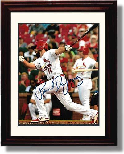 Gallery Framed Paul DeJong Big Swing Autograph Replica Print - Picture 1 of 2
