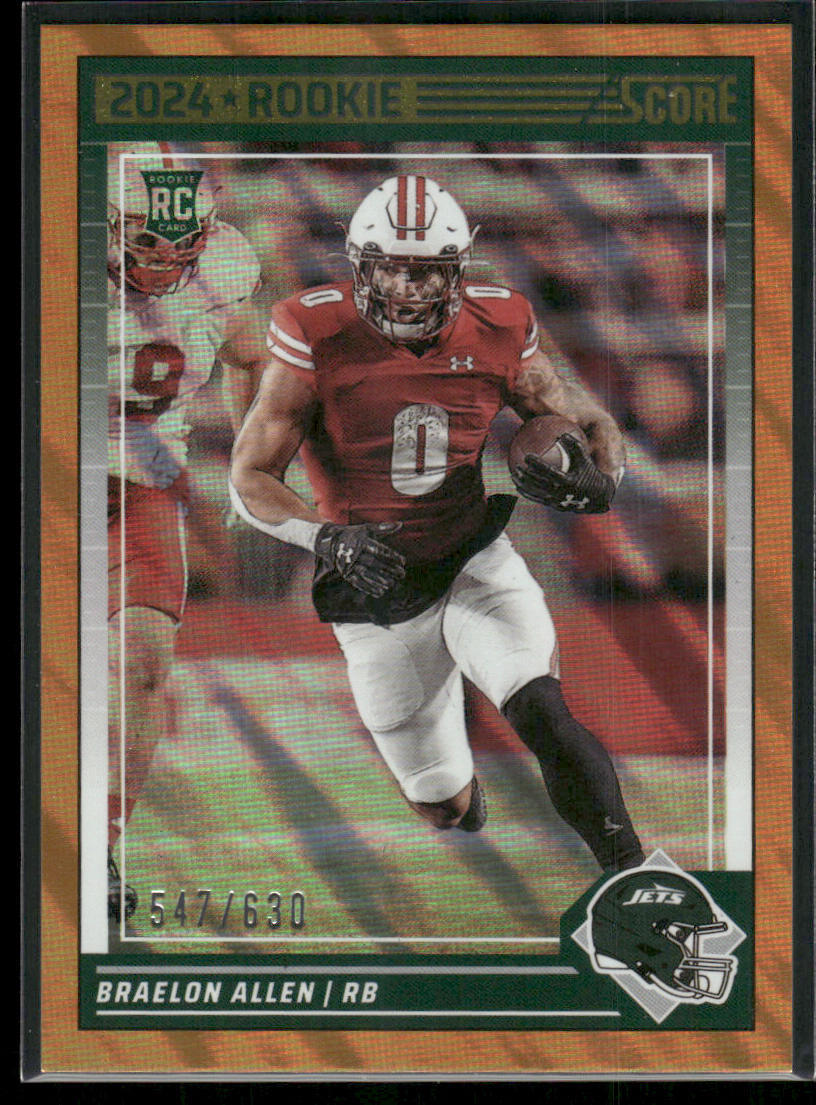2024 Score #390 Braelon Allen Lava #/630