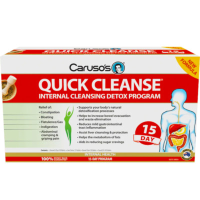Caruso's Quick Cleanse Internal Cleansing Detox Program - 15 Days