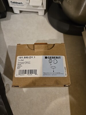 Geberit 151.550 TurnControl Overflow Drain Trim Kit - White