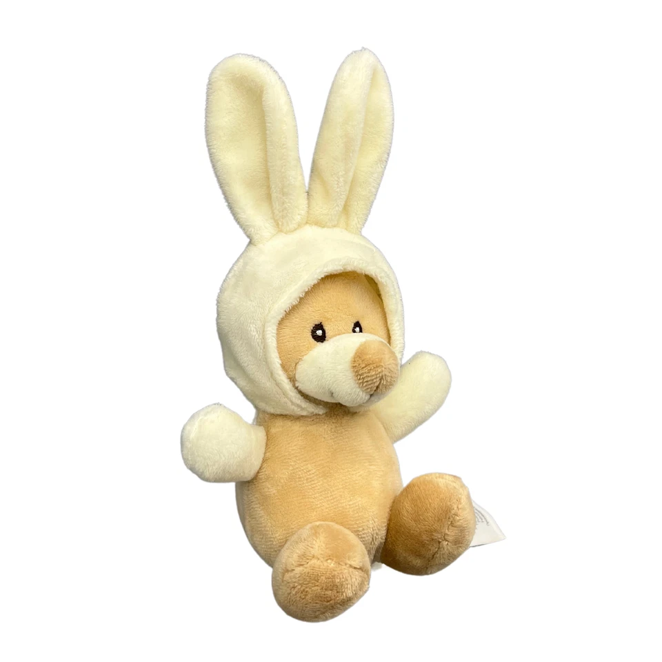 ERGEE KIK Bär Hase Kostüm Kapuze beige braun Stofftier oder Bär Schmusetuch KIK - Bild 4 von 4