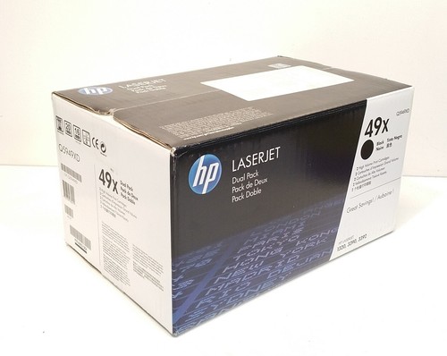 HP 49X LaserJet Toner Cartridge Q5949XD Dual Pack - 第 1/3 張圖片