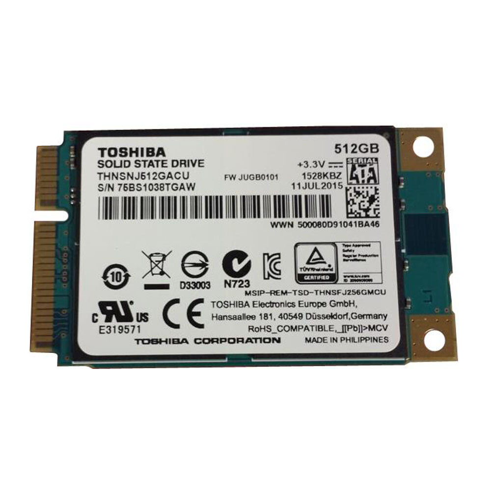 東芝 - TOSHIBA東芝SSD mSATA 512GB 新品 Toshiba THNSNJ512GACU mSATA - 512 GB Solid State Drive