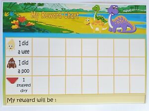 Dinosaur Potty Training Reward Chart