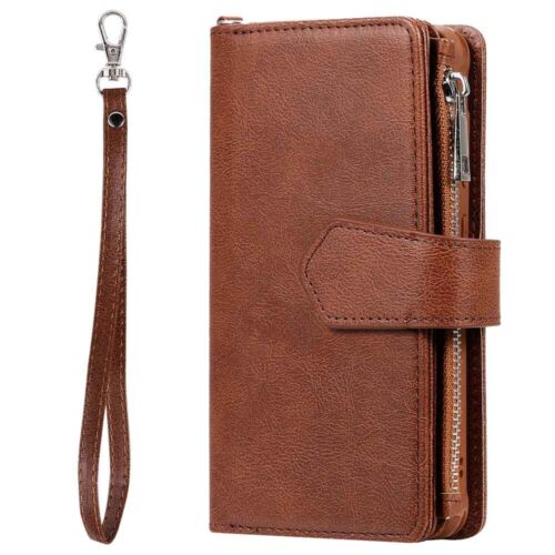 For Samsung S23 S22 S21 S20 S10 S9 Magnetic Detachable Wallet Leather Case Cover - Picture 25 of 49