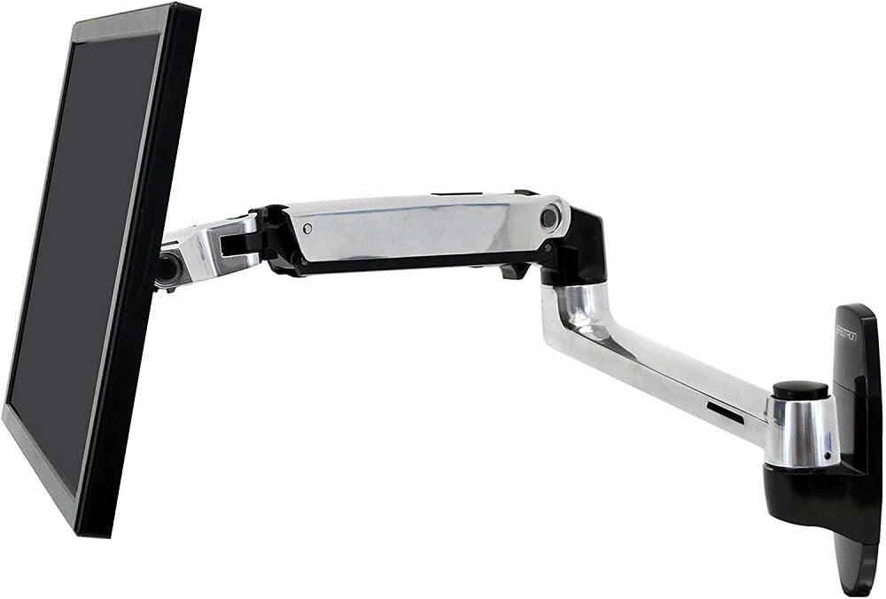 Support écran Ergotron LX avec inclinaison fluide et rotation pivot à 360 degrés