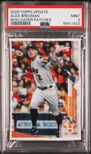 Alex Bregman - 2020 Topps Update Boxloader Patch  PSA 9