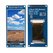 1.9" IPS Full Angle TFT LCD Color Display Screen Module SPI ST7789 170x320 New