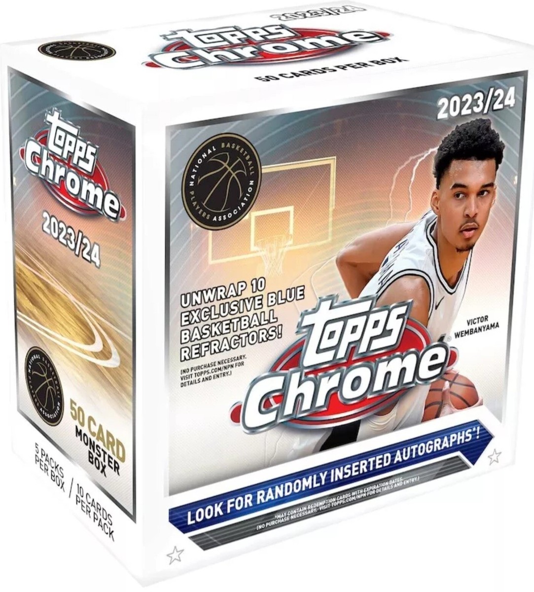 2023/24 Topps Chrome Basketball Monster Box - Presale - NEW SEALED 
