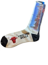 Chicago Bulls  FBF Originals Socks (1 Pair)  Size Large
