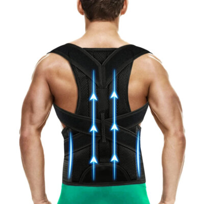 Men Women Adjustable Back Posture Corrector Support Straight Shoulder Brace Belt