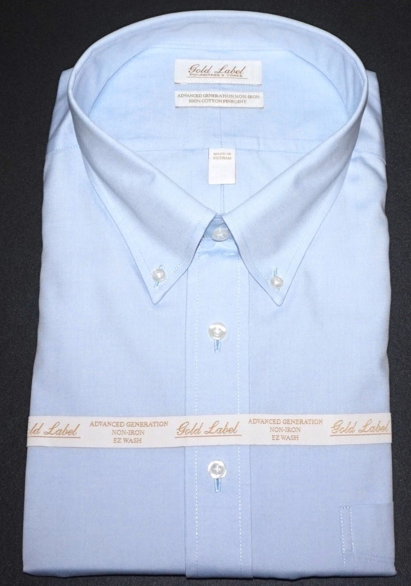 roundtree and yorke dress shirts Gold Label White Shirt Roundtree & Yorke Mens Dress