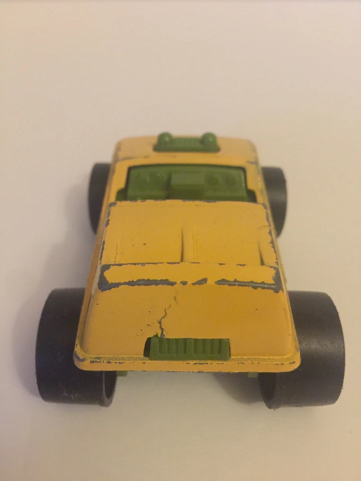 Vehículo todo terreno Tootsietoy "Koot" vintage - amarillo/verde - EE. UU. - buen estado Foto 4 de 4