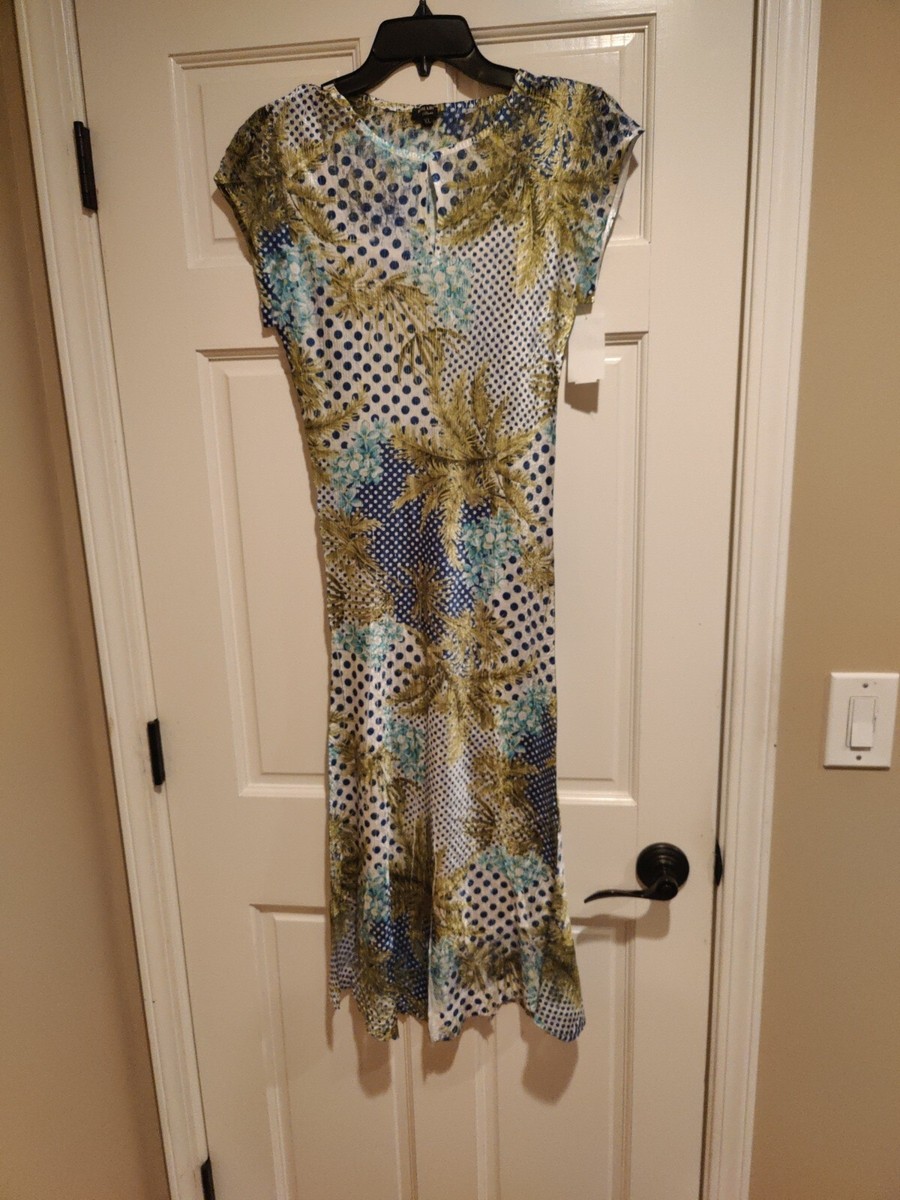 floral print linen blend dress Minkpink MG2504770 Rosela Halter Mini Dress main image 1