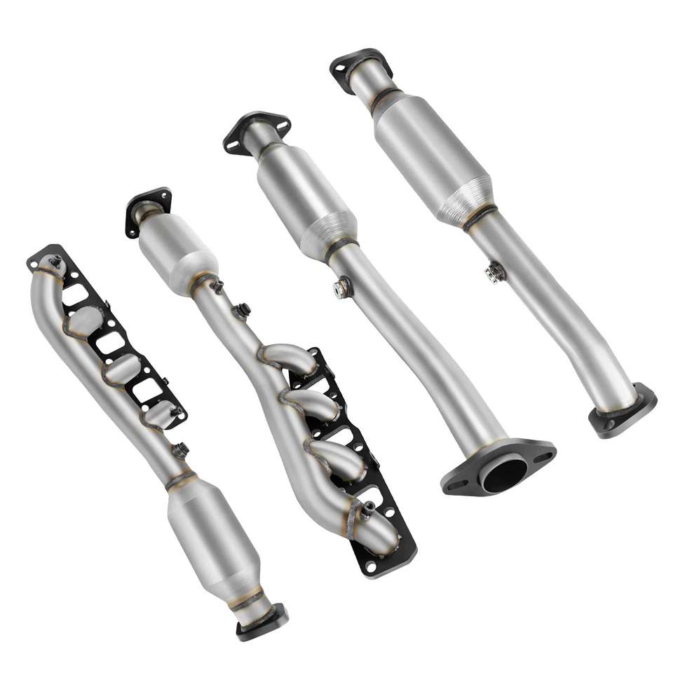 4x Manifold Exhaust Catalytic Converters For 2004-2010 Infiniti QX56 Base 5.6L - Image 2 of 4