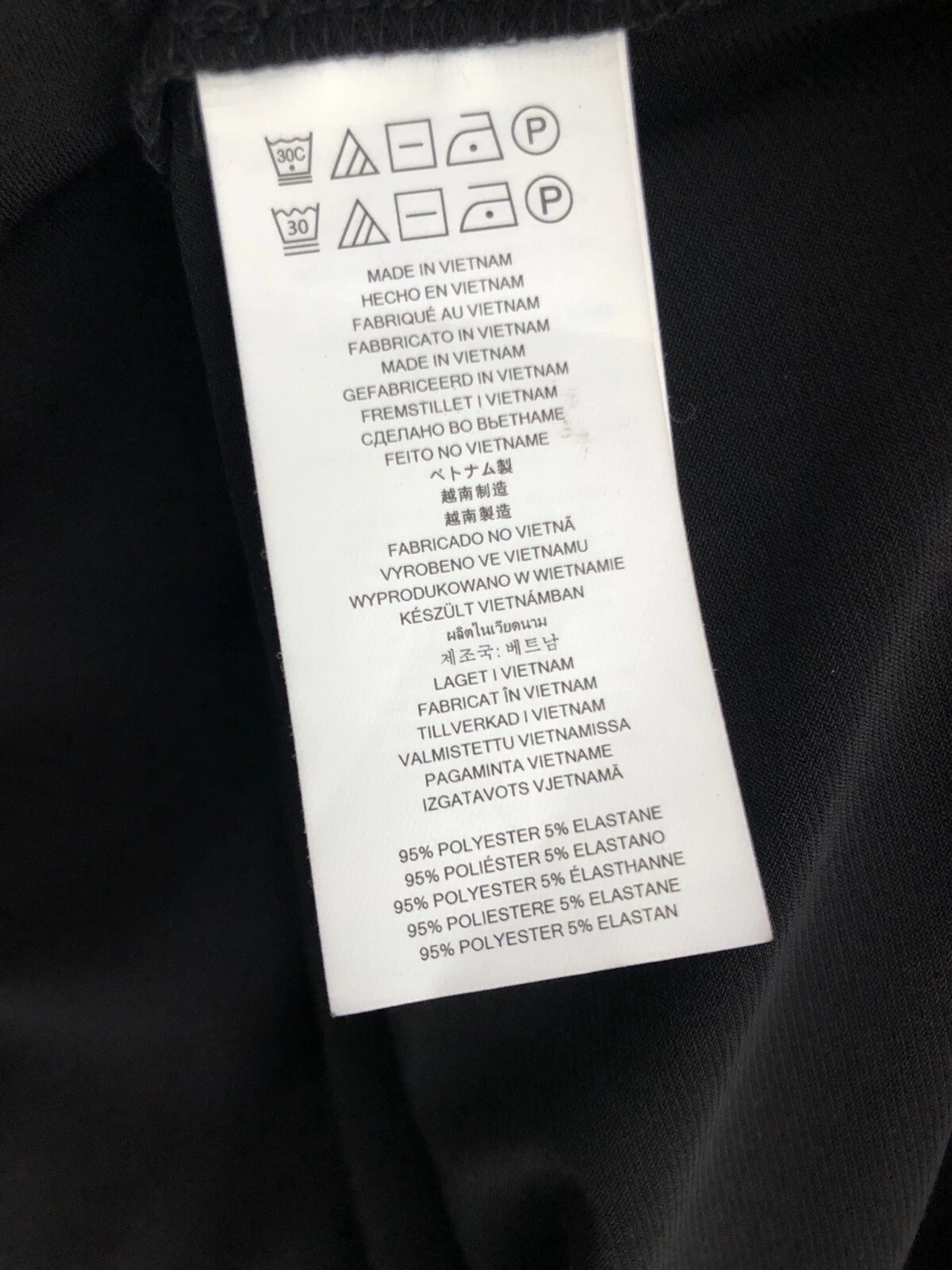 Abito da donna Michael Kors nero a spalla fredda manica lunga taglia media