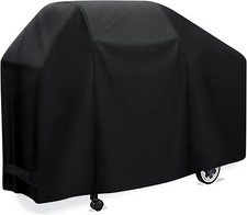 Delixike 7552 Grill Barbecue Cover, 154cm BBQ Cover for Weber Genesis Silver/Gol