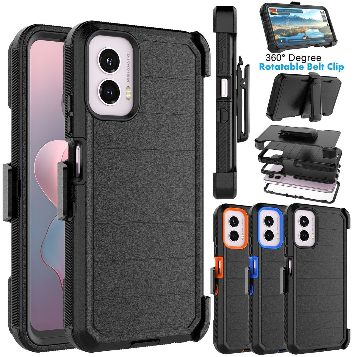 Screen Protector Motorola One 5g Otterbox Defender Encased Falcon