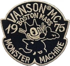 Patch Character Felix the Cat VANSON MC Iron-on Patch Embroidery Applique Patch