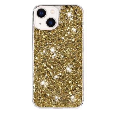 Bling Glitzer Silikon Rückseite Hülle Handyhülle für iPhone 15 Plus 14 13 12 11