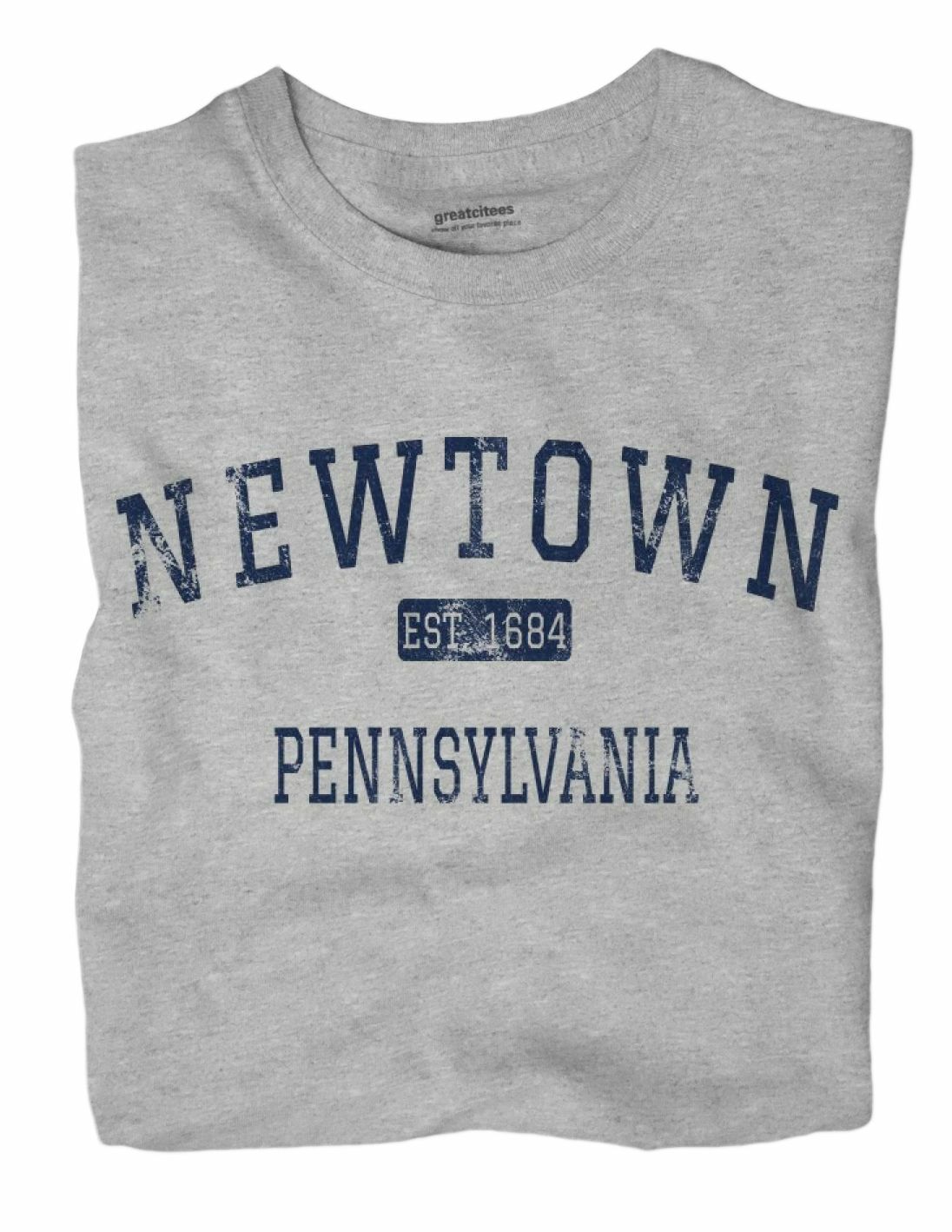 Newtown Pennsylvania PA T-Shirt Bucks County EST
