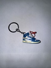 Air Jordan 1/Off White University Blue Mini Sneaker 3D Keychain