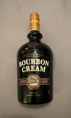 Buffalo Trace Distillery Bourbon Cream Liqueur- Collectible Empty Bottle 750ml
