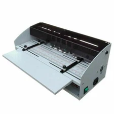 220V Electric Book Cover Creasing Machine Card Folding Paper Dotted Line Cutting