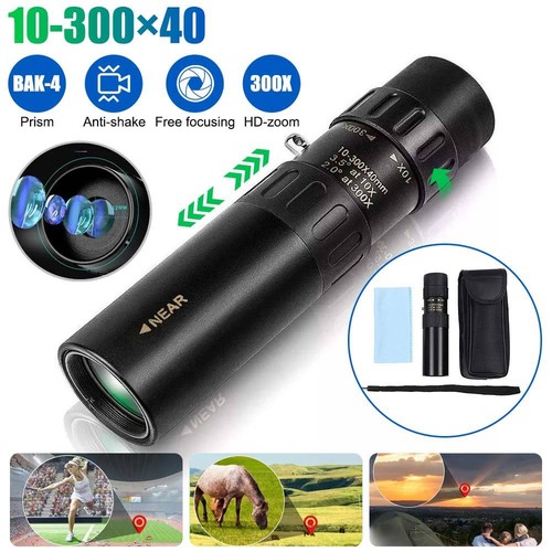 10-300*40 Monoculars High Powered Zoom Monocular Telescope For Ourdoor Sport - Picture 13 of 21