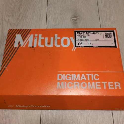 Mitutoyo Digimatic Micrometer KK343-250 New Unused made in Japan with Manual F/S