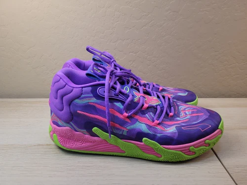 Puma Lamelo Toxic Hoops Basketball Shoes Sneakers 378916-01 Mens Sz 13
