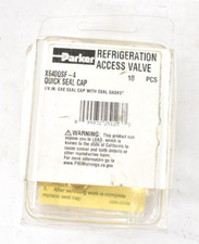 Parker 10 Piece Refrigeration Access Valves 1/4" SAE Seal Cap w Gasket X640QSF-4