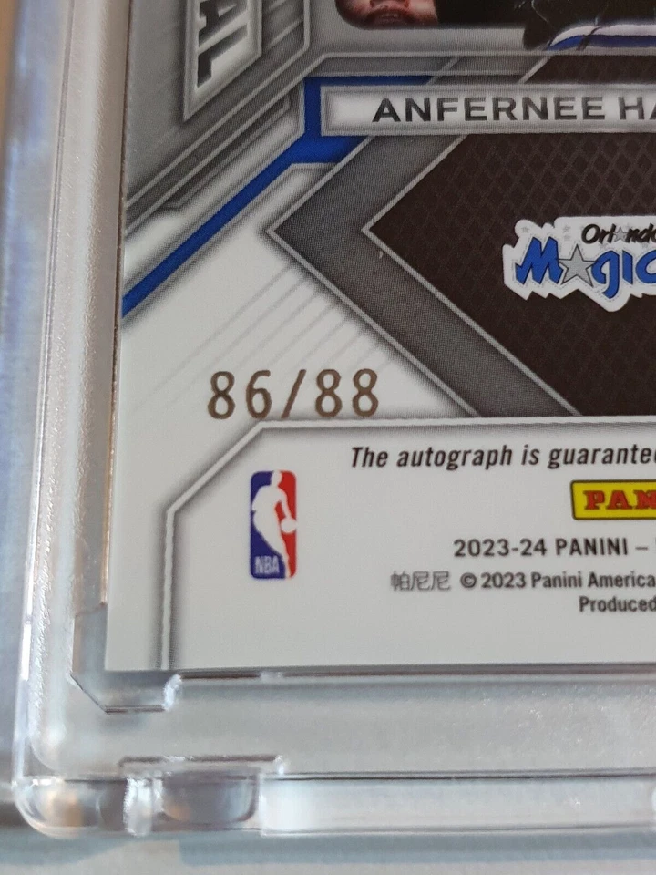 Prizm Anfernee Hardaway 2023 elección automática/88 hologramas firmas sensacionales - raro Foto 3 de 4