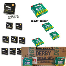 Derby Professional Single Edge Razor Blades barber