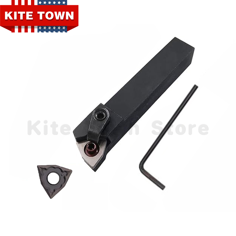 Kit Tornio: Portautensile MWLNR1616H08 + 10 Inserti WNMG080408 + Chiave