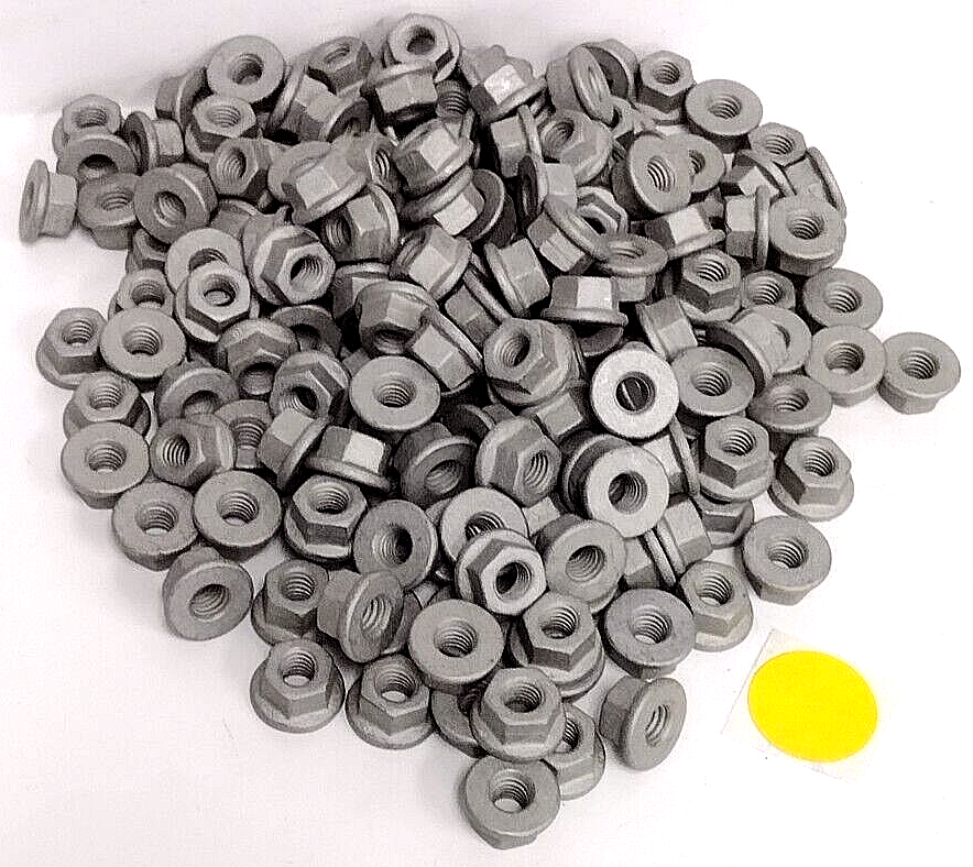 NAVISTAR FLANGE HEX LOCK NUTS M6 X 1 STEEL MATERIAL 3544378C1 *LOT