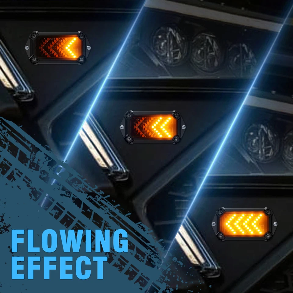 Kit de interruptor de señal de giro UTV universal legal para calle con bocina 110D ATV kits de intermitentes Foto 3 de 4