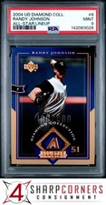 2004 UD DIAMOND COLLECTION ALL-STAR LINEUP #6 RANDY JOHNSON HOF POP 3 PSA 9
