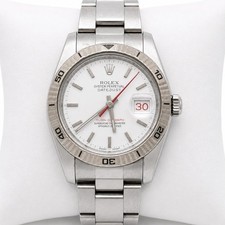 Rolex Datejust Turn-O-Graph 116264 White Dial Stainless Steel Automatic Watch