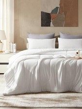 Jersey Knit King Comforter Set, Soft Smooth Bed Set with Comforter, 3 Pieces